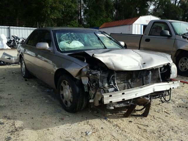 1G6KD54Y31U227819 - 2001 CADILLAC DEVILLE TAN photo 1