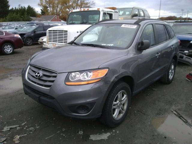 5NMSG3AB8AH407166 - 2010 HYUNDAI SANTA FE G GRAY photo 2