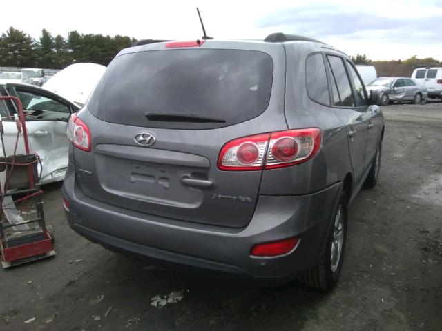 5NMSG3AB8AH407166 - 2010 HYUNDAI SANTA FE G GRAY photo 4