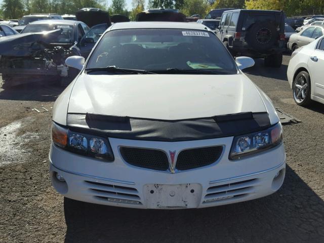 1G2HX54K314235269 - 2001 PONTIAC BONNEVILLE WHITE photo 9