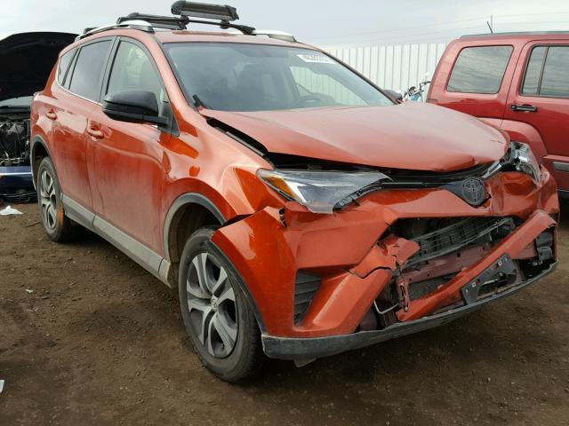 JTMBFREV7GJ056361 - 2016 TOYOTA RAV4 LE ORANGE photo 1