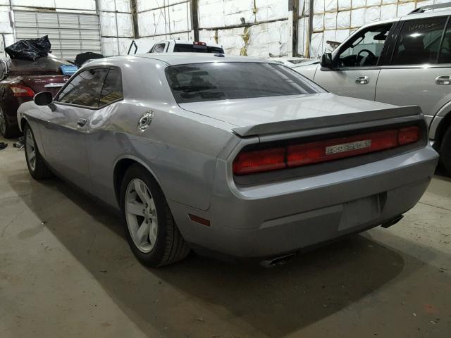 2C3CDYBT7EH225921 - 2014 DODGE CHALLENGER SILVER photo 3