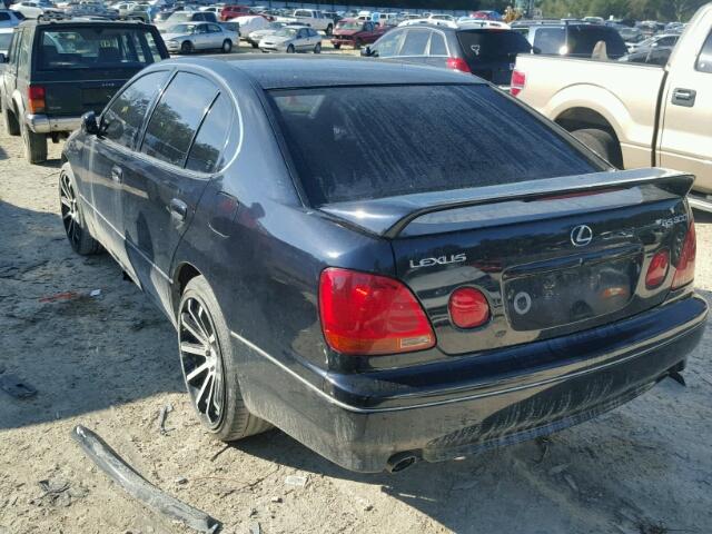 JT8BD69S030186503 - 2003 LEXUS GS 300 BLACK photo 3