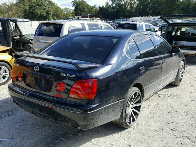 JT8BD69S030186503 - 2003 LEXUS GS 300 BLACK photo 4