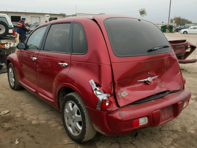 3C4FY58BX3T575087 - 2003 CHRYSLER PT CRUISER RED photo 3