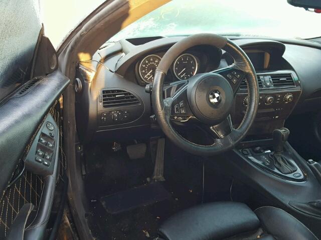 WBAEK13537CN84168 - 2007 BMW 650 I ORANGE photo 9