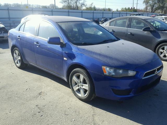 JA3AU26U18U040721 - 2008 MITSUBISHI LANCER ES BLUE photo 1