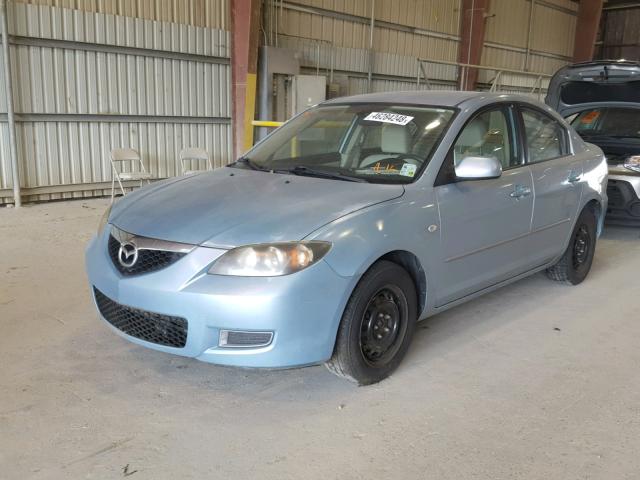 JM1BK12F881787084 - 2008 MAZDA 3 I BLUE photo 2