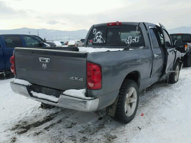 1D7HU18207J511933 - 2007 DODGE RAM 1500 S GRAY photo 4