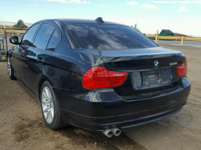 WBAPH77599NL81667 - 2009 BMW 328 I BLACK photo 3