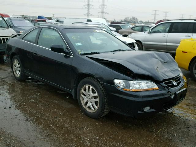 1HGCG22522A012971 - 2002 HONDA ACCORD EX BLACK photo 1