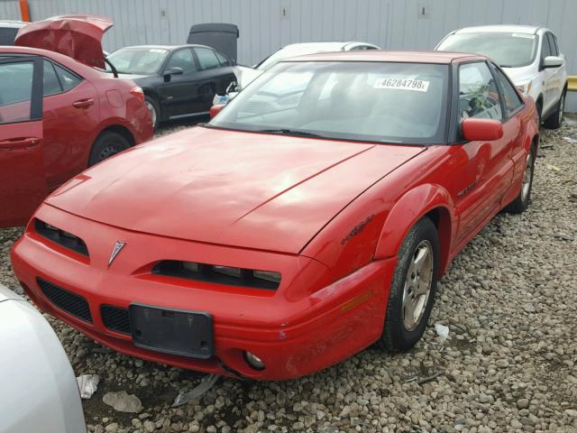 1G2WJ12M1TF261995 - 1996 PONTIAC GRAND PRIX Червоний фото 2