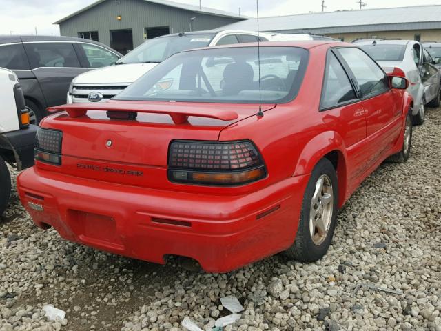 1G2WJ12M1TF261995 - 1996 PONTIAC GRAND PRIX Червоний фото 4
