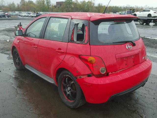 JTKKT624950097444 - 2005 TOYOTA SCION XA RED photo 3