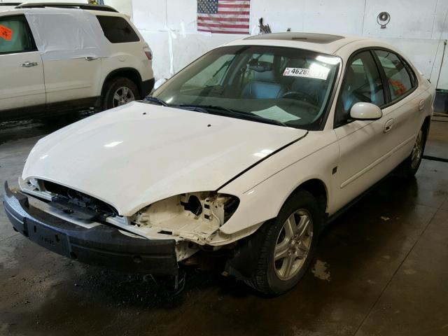 1FAHP56S12A151372 - 2002 FORD TAURUS WHITE photo 2