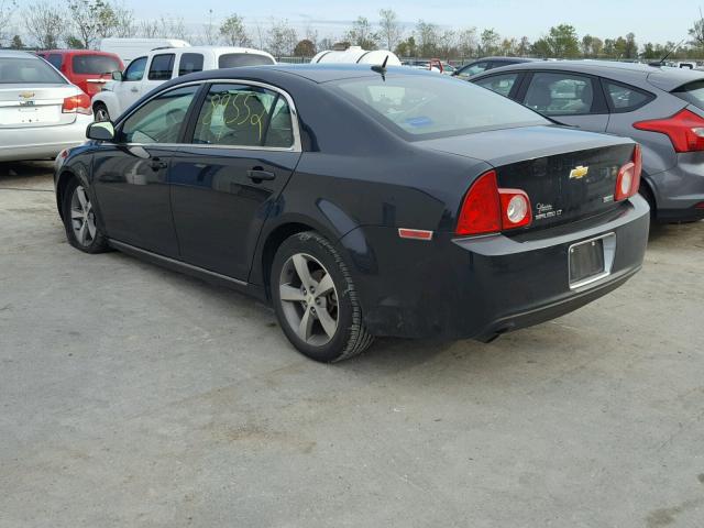 1G1ZC5EU3BF224265 - 2011 CHEVROLET MALIBU 1LT BLACK photo 3