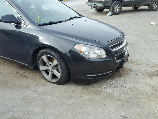 1G1ZC5EU3BF224265 - 2011 CHEVROLET MALIBU 1LT BLACK photo 9