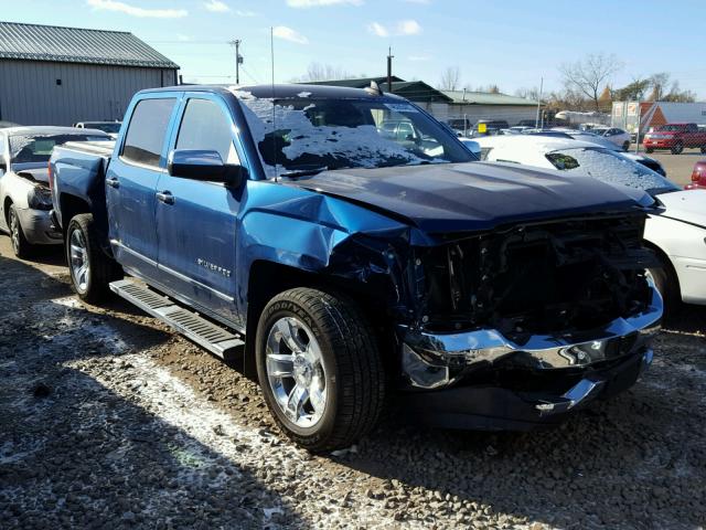 3GCUKSEC2HG190854 - 2017 CHEVROLET SILVERADO BLUE photo 1