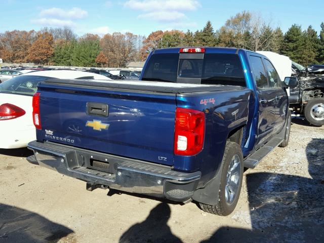 3GCUKSEC2HG190854 - 2017 CHEVROLET SILVERADO BLUE photo 4