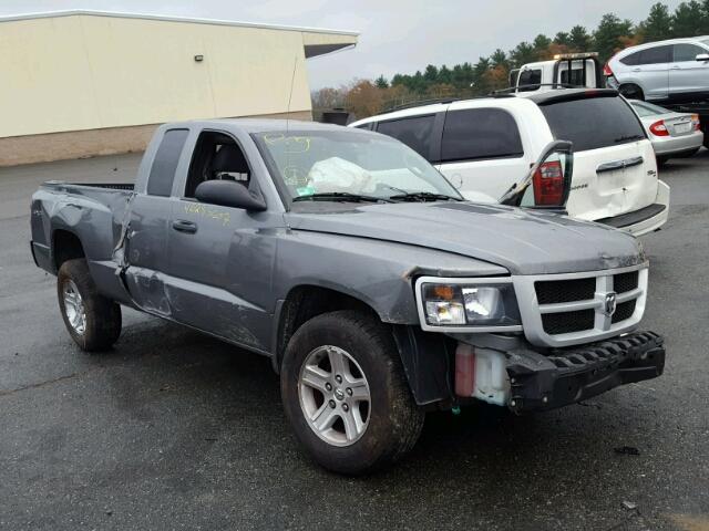 1D7RW3BK1AS166237 - 2010 DODGE DAKOTA SXT GRAY photo 1