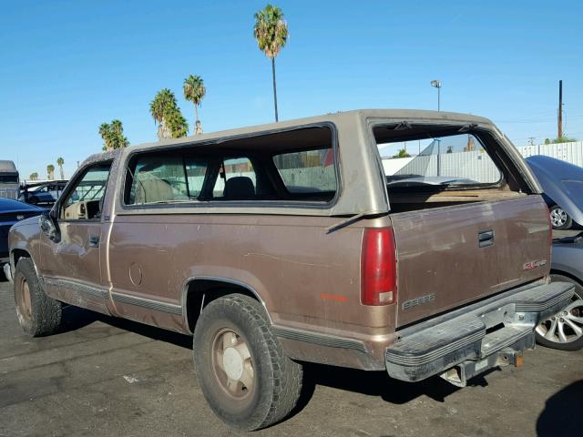 1GTEK14M5TZ533531 - 1996 GMC SIERRA K15 BROWN photo 3