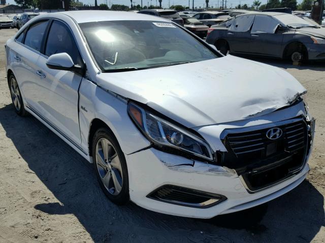 KMHE54L27GA024887 - 2016 HYUNDAI SONATA PLU WHITE photo 1