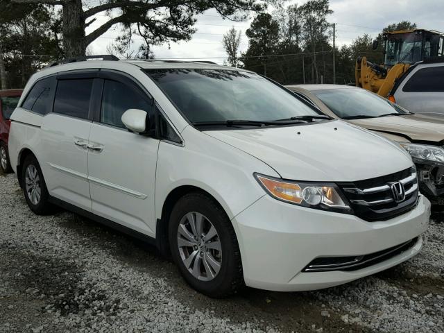 5FNRL5H60EB138800 - 2014 HONDA ODYSSEY EX WHITE photo 1