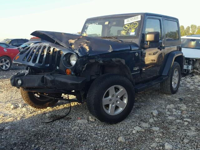 1J4FA541X7L134072 - 2007 JEEP WRANGLER S BLACK photo 2