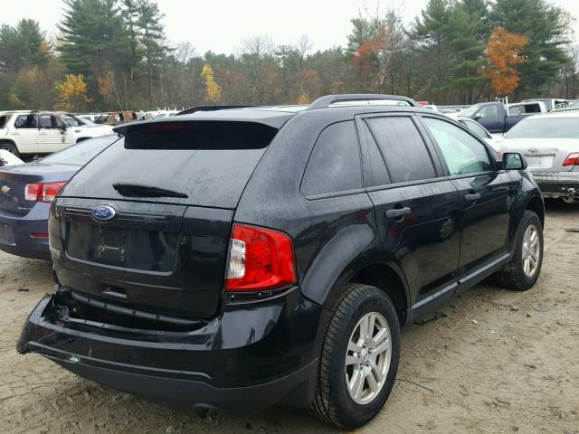 2FMDK3GC6BBB09458 - 2011 FORD EDGE SE BLACK photo 4