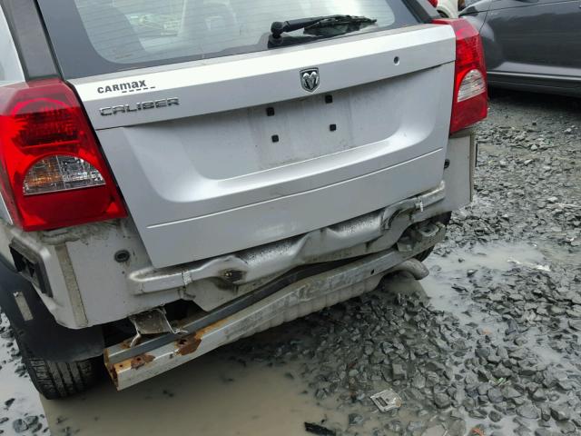 1B3HB28B87D244062 - 2007 DODGE CALIBER SILVER photo 9