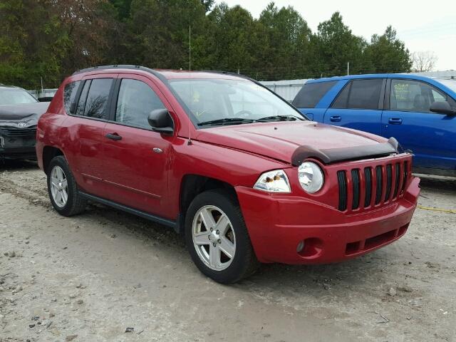 1J4FT47A09D173850 - 2009 JEEP COMPASS SP RED photo 1