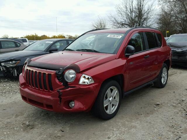 1J4FT47A09D173850 - 2009 JEEP COMPASS SP RED photo 2