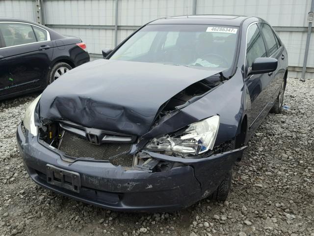 1HGCM66544A078614 - 2004 HONDA ACCORD EX GRAY photo 2