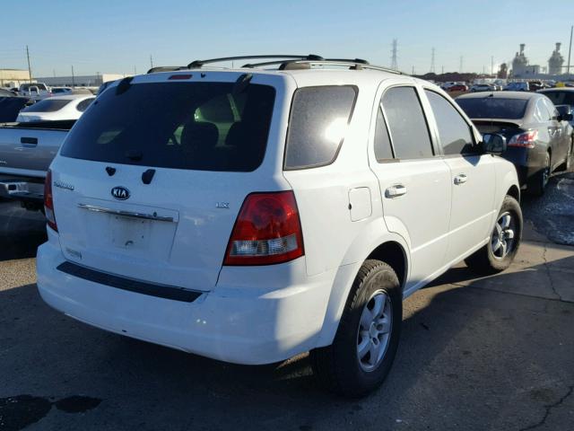 KNDJD733465536663 - 2006 KIA SORENTO EX WHITE photo 4