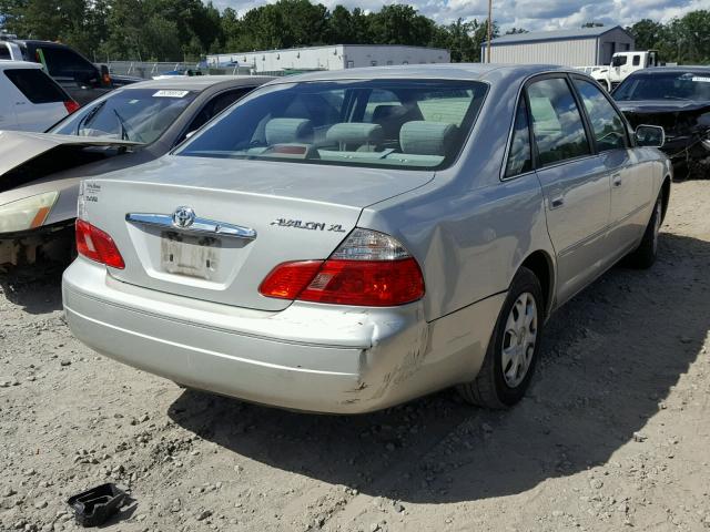 4T1BF28B23U313570 - 2003 TOYOTA AVALON XL SILVER photo 4