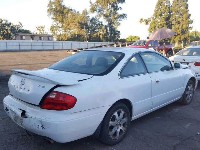 19UYA42492A003775 - 2002 ACURA 3.2CL WHITE photo 4