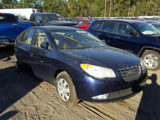 KMHDU46D88U320254 - 2008 HYUNDAI ELANTRA GL BLUE photo 1