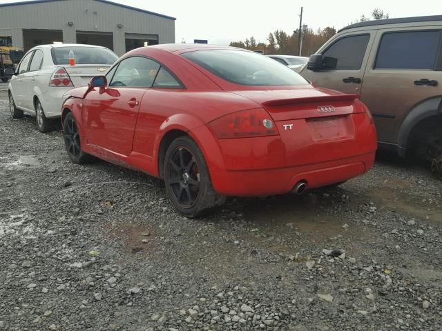 TRUSC28N431015343 - 2003 AUDI TT RED photo 3