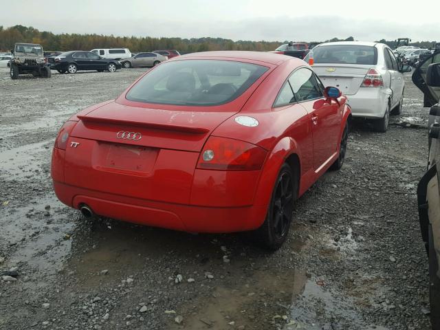 TRUSC28N431015343 - 2003 AUDI TT RED photo 4