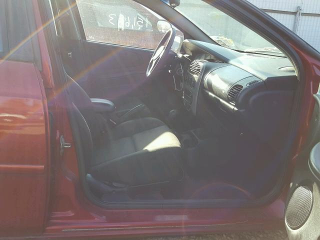 1B3ES56C95D240714 - 2005 DODGE NEON RED photo 5