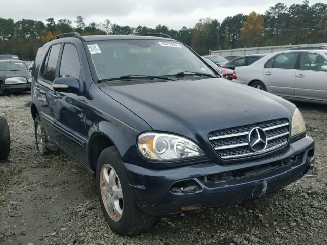 4JGAB75EX3A374623 - 2003 MERCEDES-BENZ ML 500 BLUE photo 1