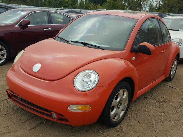 3VWCK21C83M425864 - 2003 VOLKSWAGEN NEW BEETLE 橙色 照片 2