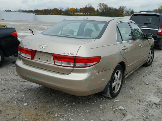 1HGCM568X4A124175 - 2004 HONDA ACCORD GOLD photo 4