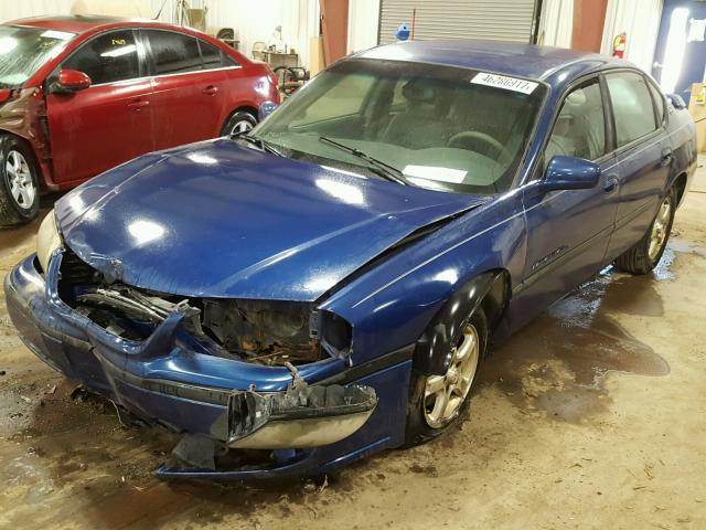 2G1WH52K839280655 - 2003 CHEVROLET IMPALA LS BLUE photo 2