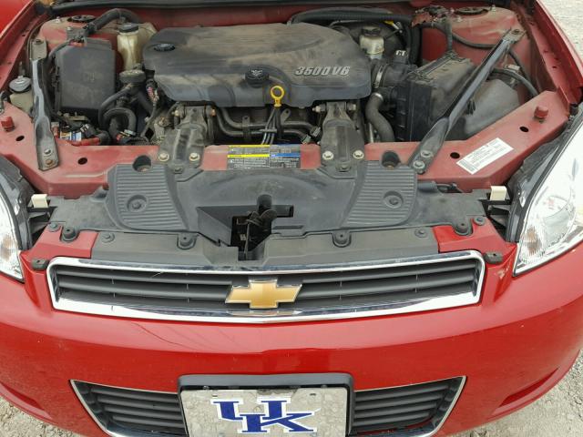 2G1WB58N289256331 - 2008 CHEVROLET IMPALA LS RED photo 7