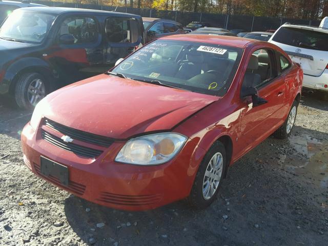 1G1AK15F567696638 - 2006 CHEVROLET COBALT RED photo 2