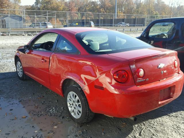 1G1AK15F567696638 - 2006 CHEVROLET COBALT RED photo 3