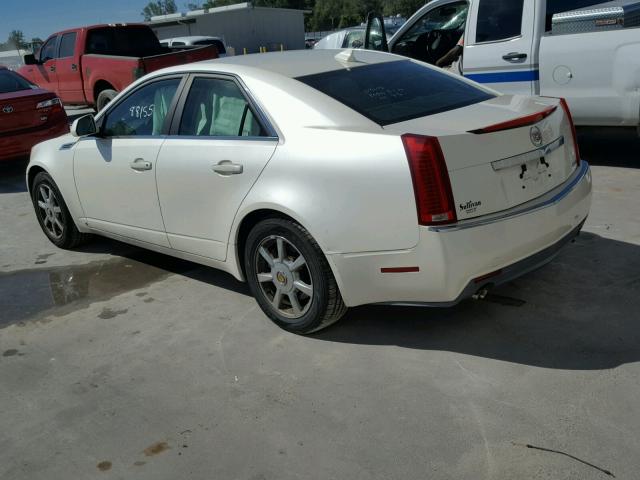 1G6DF577290106823 - 2009 CADILLAC CTS WHITE photo 3