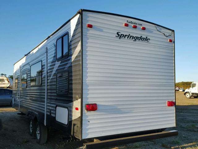 4DYDT28223F3102045 - 2015 CABIN TRAILER SPRINGDALE GRAY photo 3