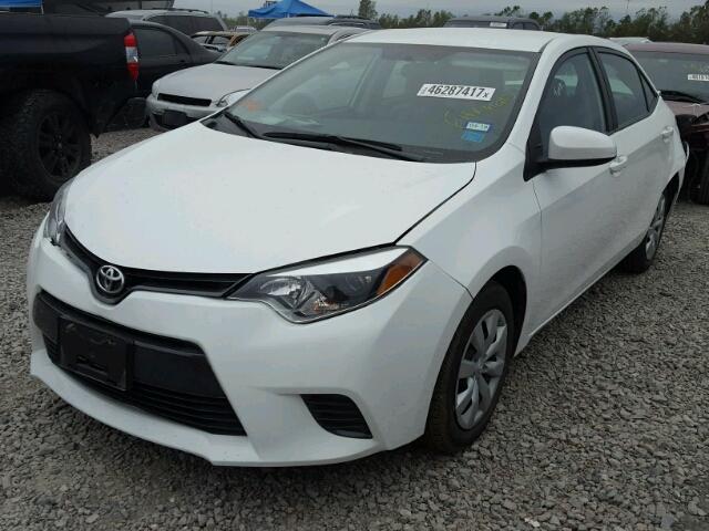 5YFBURHE0GP496516 - 2016 TOYOTA COROLLA L WHITE photo 2